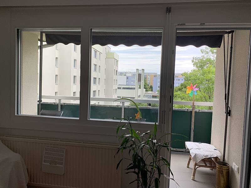 1. September: Wohnung + Loggia+Garage+Fernwärme+Grünruhelage